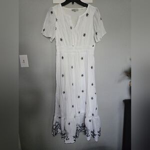 J GEE ANTHRO Tiered Maxi Dress
